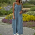 thumbnail image 1 of Haivin Women's Overalls, Loose Fit with Tie Waist and Large Pockets, Casual Street Style Wide Leg Jumpsuit for Spring and Summer Daily Wear, 1 of 7