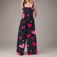thumbnail image 1 of Haivin Women's Printed Loose Fit Button Front Jumpsuit with Pockets for Casual and Daily Wear, 1 of 5