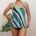 thumbnail image 1 of Haivin Women's Printed Tankini Swimsuit Set with Wide Adjustable Straps for Beach, Pool, and Vacation, 1 of 6