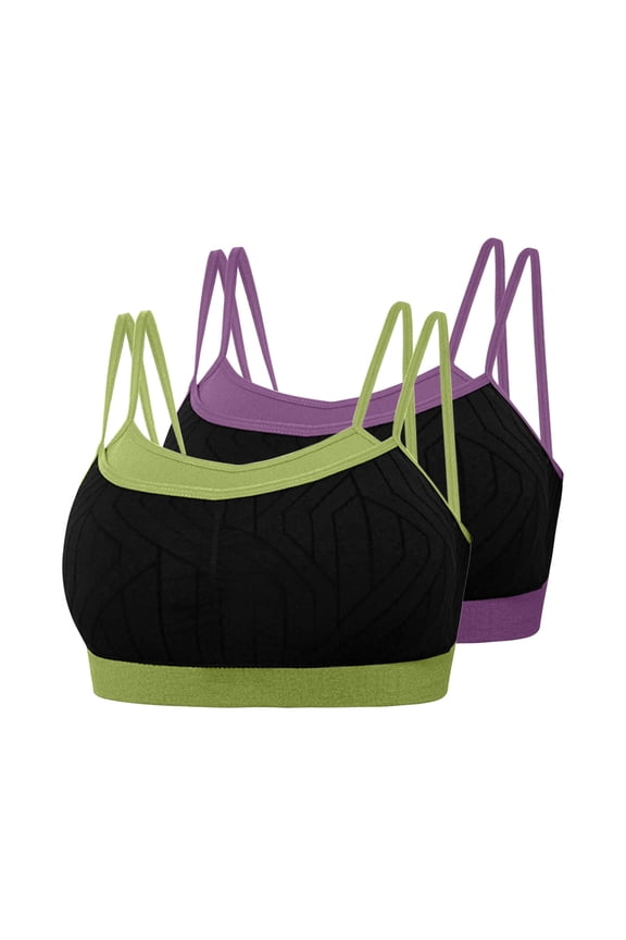Women's Sports Tank Top, Breathable Elastic Racerback Bralette, Quick-Dry Workout Camisole for Yoga and Gym
