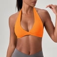 thumbnail image 1 of Haivin Yoga Bra for Women, Halter Neck Seamless with Removable Padding, Push-Up Shaping with Side Coverage for Exercise and Daily Wear, 1 of 6