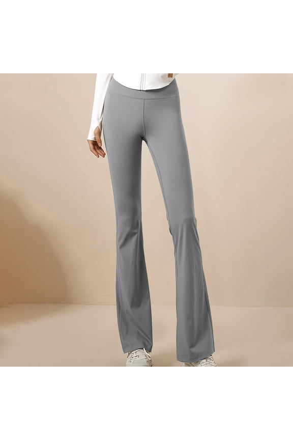 Yoga Pants for Woman, High Waist Seamless Stretchy Butt Lifting Flare Leg, for Fitness and Daily Wear