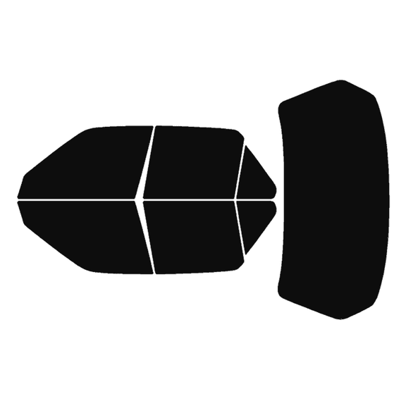 Haiy Co - PreCut 2Ply 05% Window Tint Film Kit For 1986-1989 Honda Accord Sedan -Side+Rear Window