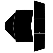 Haiy Co - PreCut 2Ply 05% Window Tint Film Kit For 1986-1992 Jeep Comanche -Side+Rear Window