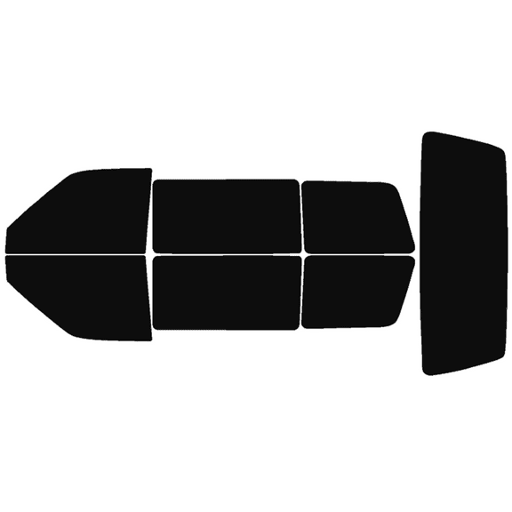 Haiy Co - PreCut 2Ply 05% Window Tint Film Kit For 1992-1995 Dodge Grand Caravan -Side+Rear Window