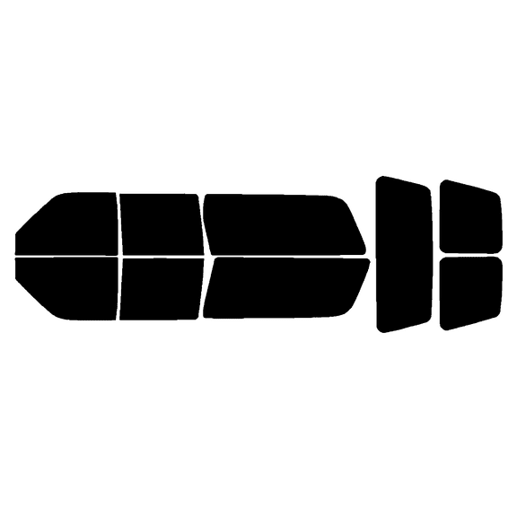 Haiy Co - PreCut 2Ply 05% Window Tint Film Kit For 1992-1999 Chevrolet Suburban -Side+Rear Window