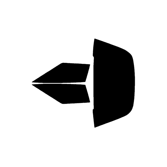 Haiy Co - PreCut 2Ply 05% Window Tint Film Kit For 1995-1996 Chevrolet Corvette Hatch -Side+Rear Window