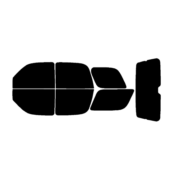 Haiy Co - PreCut 2Ply 05% Window Tint Film Kit For 1995-1999 Chevrolet Tahoe 4Door -Side+Rear Window