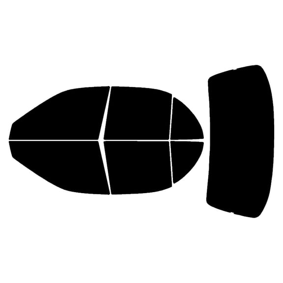 Haiy Co - PreCut 2Ply 05% Window Tint Film Kit For 1995-1999 Hyundai Accent Sedan -Side+Rear Window