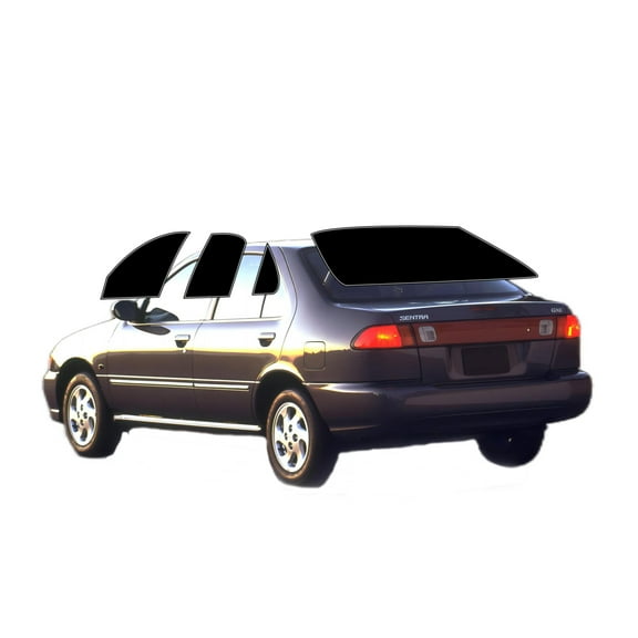 Haiy Co - PreCut 2Ply 05% Window Tint Film Kit For 1995-1999 Nissan Sentra Sedan -Side+Rear Window