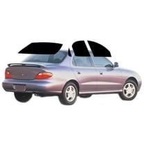 Haiy Co - PreCut 2Ply 05% Window Tint Film Kit For 1996-2000 Hyundai Elantra Sedan -Side+Rear Window