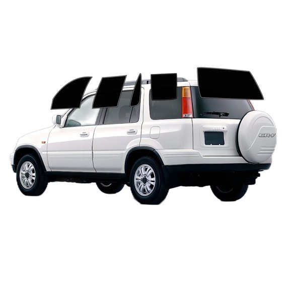 Haiy Co - PreCut 2Ply 05% Window Tint Film Kit For 1997-2001 Honda CRV -Side+Rear Window