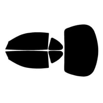 Haiy Co - PreCut 2Ply 05% Window Tint Film Kit For 1997-2001 Hyundai Tiburon -Side+Rear Window