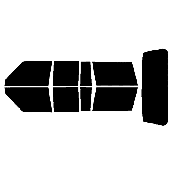 Haiy Co - PreCut 2Ply 05% Window Tint Film Kit For 1997-2001 Jeep Cherokee 4Door -Side+Rear Window