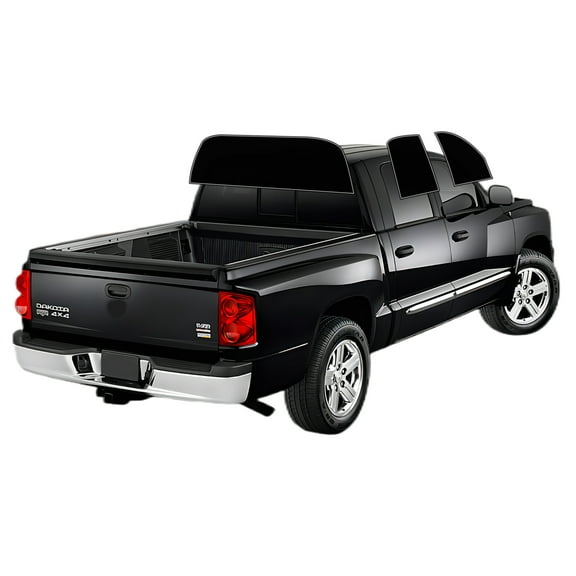 Haiy Co - PreCut 2Ply 05% Window Tint Film Kit For 1997-2004 Dodge Dakota Crew -Side+Rear Window
