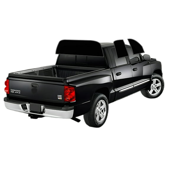 Haiy Co - PreCut 2Ply 05% Window Tint Film Kit For 1997-2004 Dodge Dakota Crew -Side+Rear Window