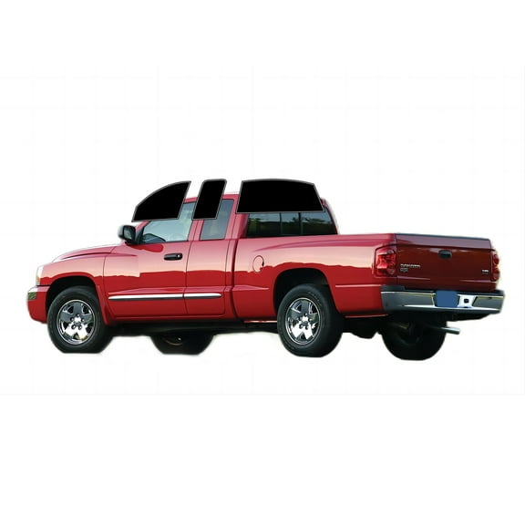 Haiy Co - PreCut 2Ply 05% Window Tint Film Kit For 1997-2004 Dodge Dakota Extended -Side+Rear Window