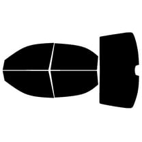 Haiy Co - PreCut 2Ply 05% Window Tint Film Kit For 1998-2001 Hyundai Sonata -Side+Rear Window