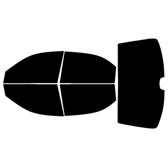 Haiy Co - PreCut 2Ply 05% Window Tint Film Kit For 1998-2001 Hyundai Sonata -Side+Rear Window