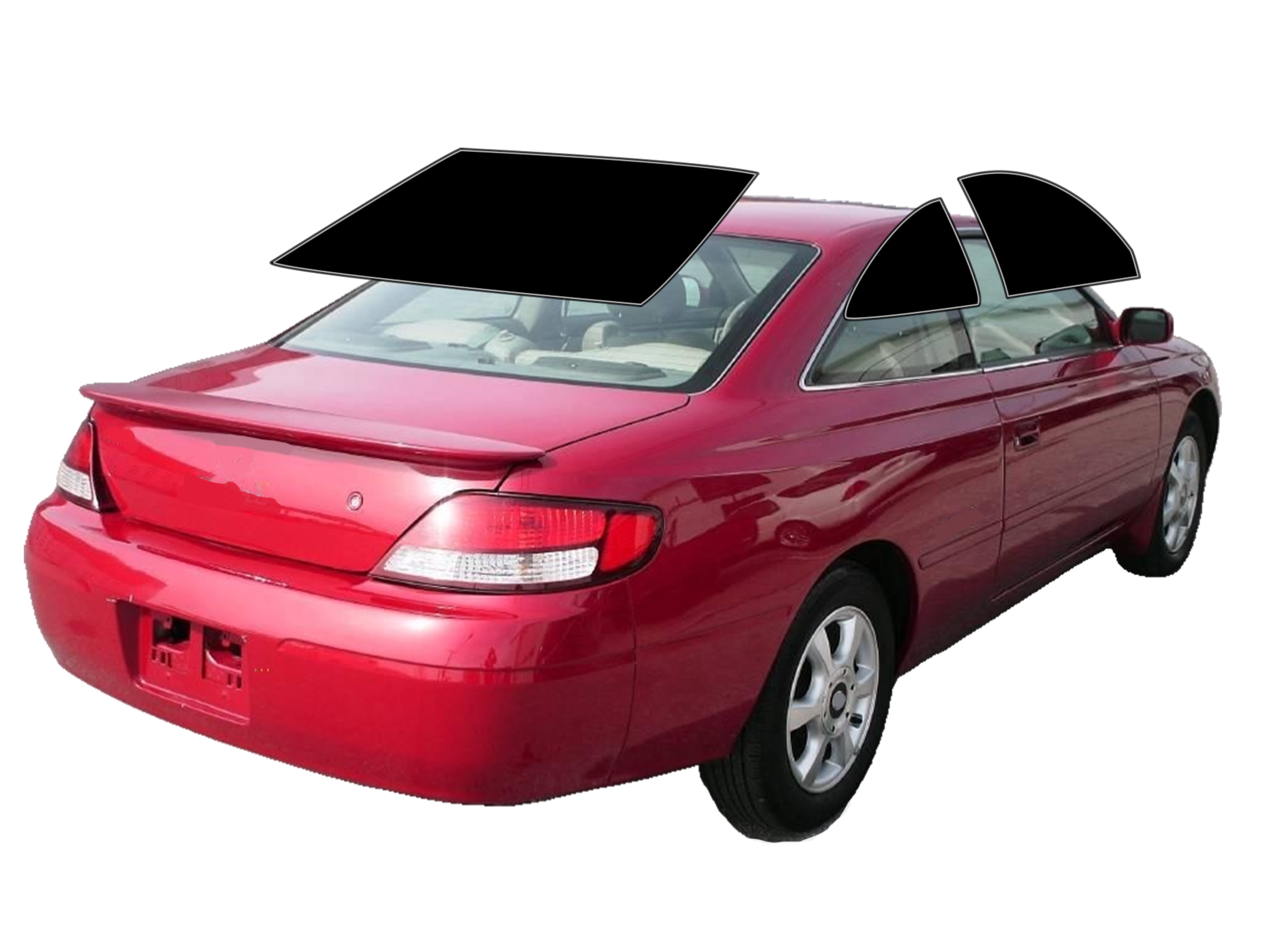 Solara Rear View Haiy Co - PreCut 2Ply 05% Window Tint Film Kit For 1999-2003 Toyota ...