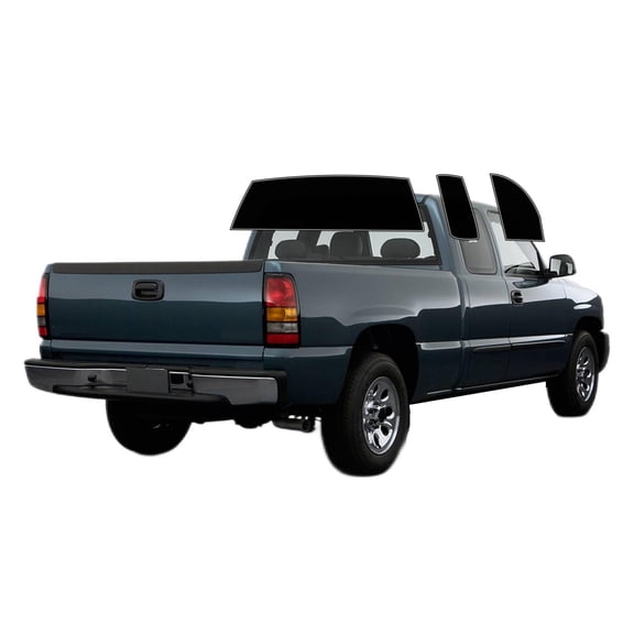 Haiy Co - PreCut 2Ply 05% Window Tint Film Kit For 1999-2006 GMC Sierra 1500 Extended -Side+Rear Window