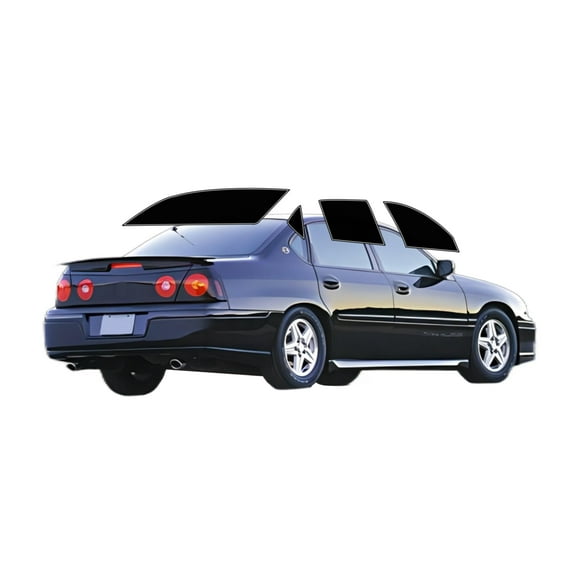 Haiy Co - PreCut 2Ply 05% Window Tint Film Kit For 2000-2005 Chevrolet Impala -Side+Rear Window