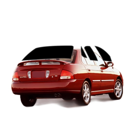 Haiy Co - PreCut 2Ply 05% Window Tint Film Kit For 2000-2006 Nissan Sentra Sedan -Side+Rear Window