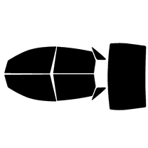 Haiy Co - PreCut 2Ply 05% Window Tint Film Kit For 2000-2007 Ford Focus Sedan -Side+Rear Window