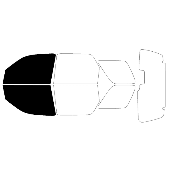 Haiy Co - PreCut 2Ply 05% Window Tint Film Kit For 2001-2007 Ford Escape -Front Windows