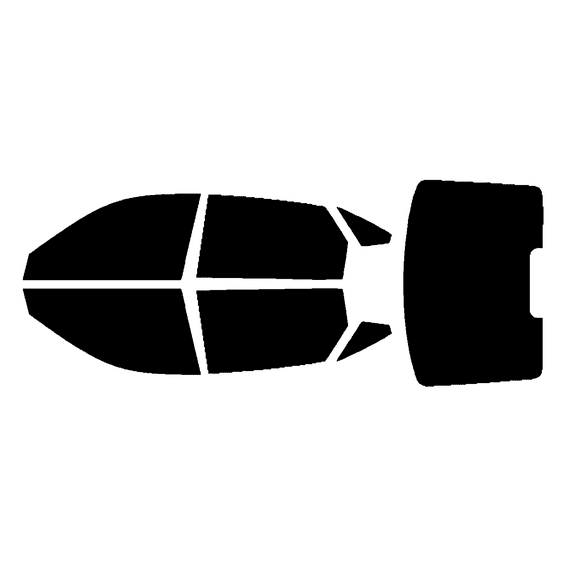 Haiy Co - PreCut 2Ply 05% Window Tint Film Kit For 2002-2006 Hyundai Elantra GT Hatch -Side+Rear Window