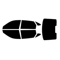 Haiy Co - PreCut 2Ply 05% Window Tint Film Kit For 2002-2006 Hyundai Elantra GT Hatch -Side+Rear Window