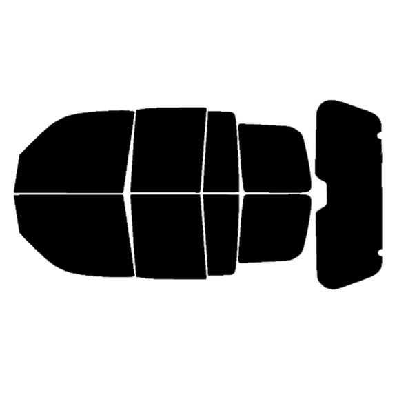 Haiy Co - PreCut 2Ply 05% Window Tint Film Kit For 2002-2007 Jeep Liberty -Side+Rear Window