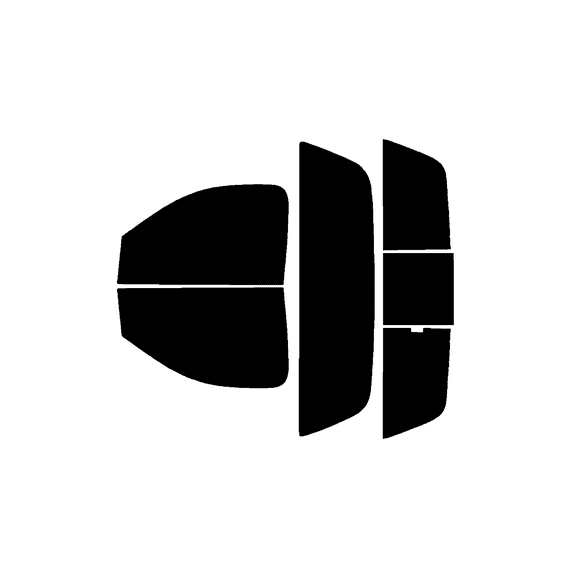 Haiy Co - PreCut 2Ply 05% Window Tint Film Kit For 2002-2008 RAM 1500 Regular -Side+Rear Window