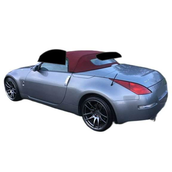 Haiy Co - PreCut 2Ply 05% Window Tint Film Kit For 2003-2009 Nissan 350Z Convertible -Side+Rear Window