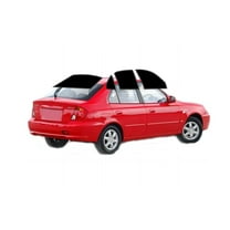 Haiy Co - PreCut 2Ply 05% Window Tint Film Kit For 2005-2006 Hyundai Accent 5Door Hatch -Side+Rear Window