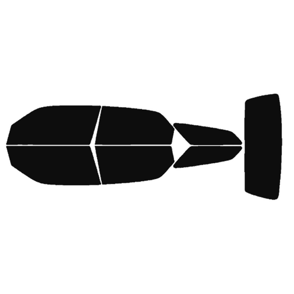 Haiy Co - PreCut 2Ply 05% Window Tint Film Kit For 2005-2008 Dodge Magnum -Side+Rear Window