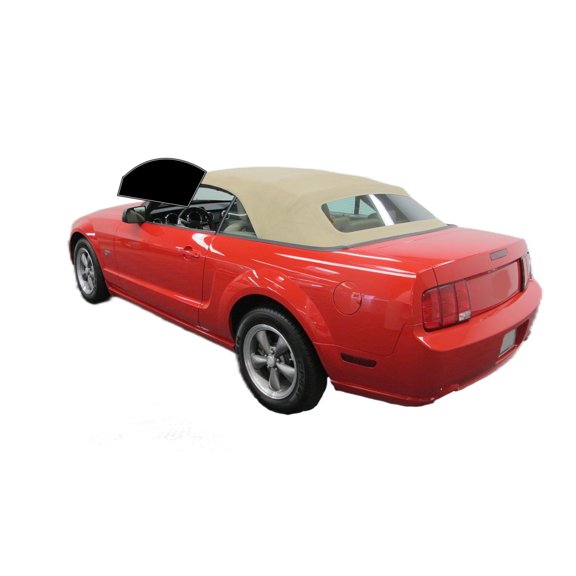Haiy Co - PreCut 2Ply 05% Window Tint Film Kit For 2005-2009 Ford Mustang Convertible -Front Windows