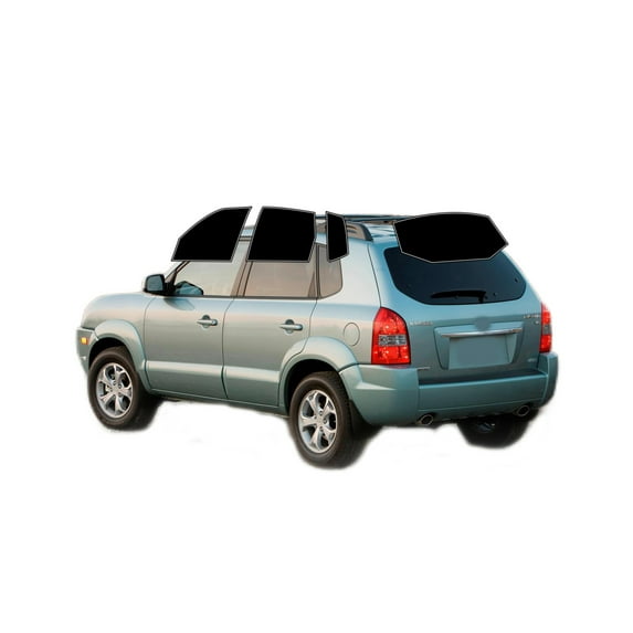 Haiy Co - PreCut 2Ply 05% Window Tint Film Kit For 2005-2009 Hyundai Tucson -Side+Rear Window