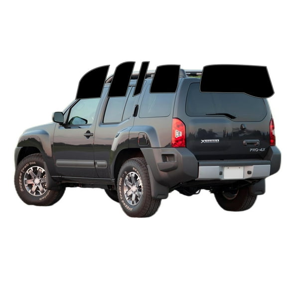 Haiy Co - PreCut 2Ply 05% Window Tint Film Kit For 2005-2015 Nissan Xterra -Side+Rear Window
