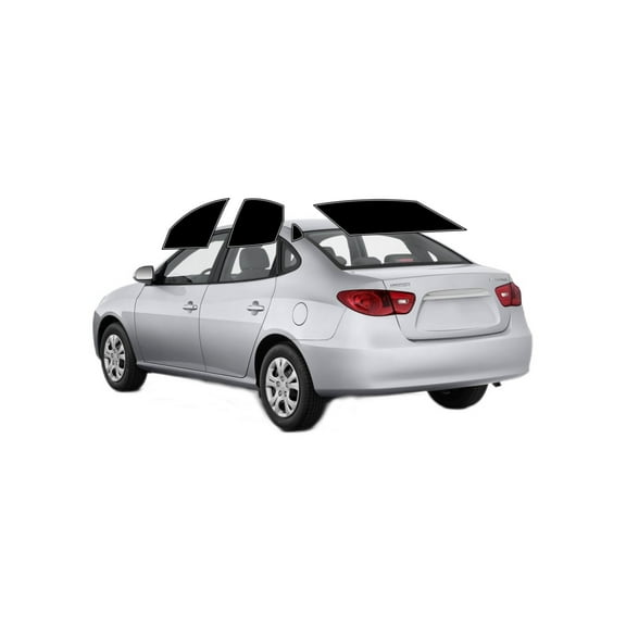 Haiy Co - PreCut 2Ply 05% Window Tint Film Kit For 2007-2010 Hyundai Elantra Sedan -Side+Rear Window