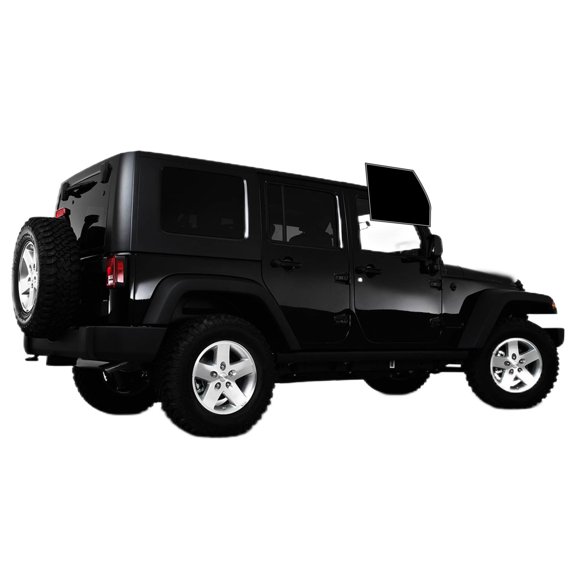 Haiy Co - PreCut 2Ply 05% Window Tint Film Kit For 2007-2010 Jeep Wrangler 4Door -Front Windows