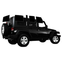 Haiy Co - PreCut 2Ply 05% Window Tint Film Kit For 2007-2010 Jeep Wrangler 4Door -Side+Rear Window