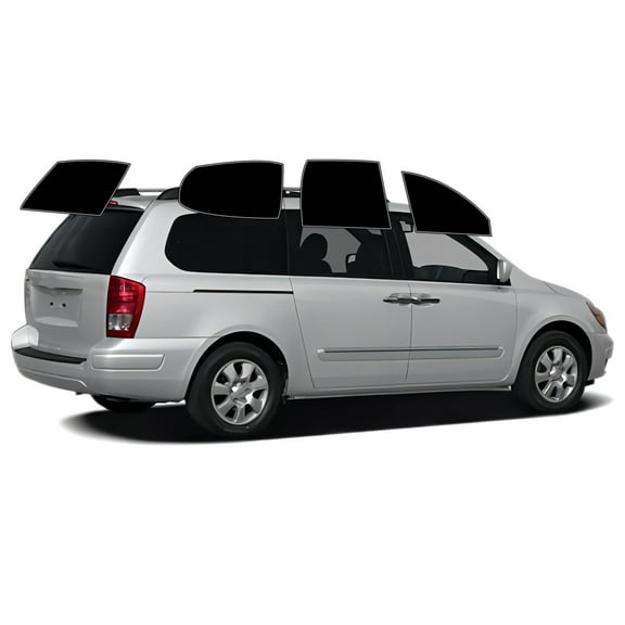 Haiy Co - PreCut 2Ply 05% Window Tint Film Kit For 2007-2011 Hyundai Entourage -Side+Rear Window