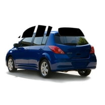 Haiy Co - PreCut 2Ply 05% Window Tint Film Kit For 2007-2013 Nissan Versa Hatch -Side+Rear Window