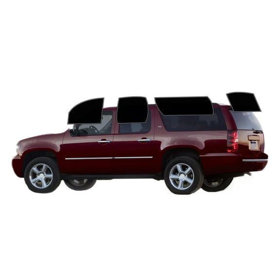 Haiy Co - PreCut 2Ply 05% Window Tint Film Kit For 2007-2014 Chevrolet Suburban -Side+Rear Window