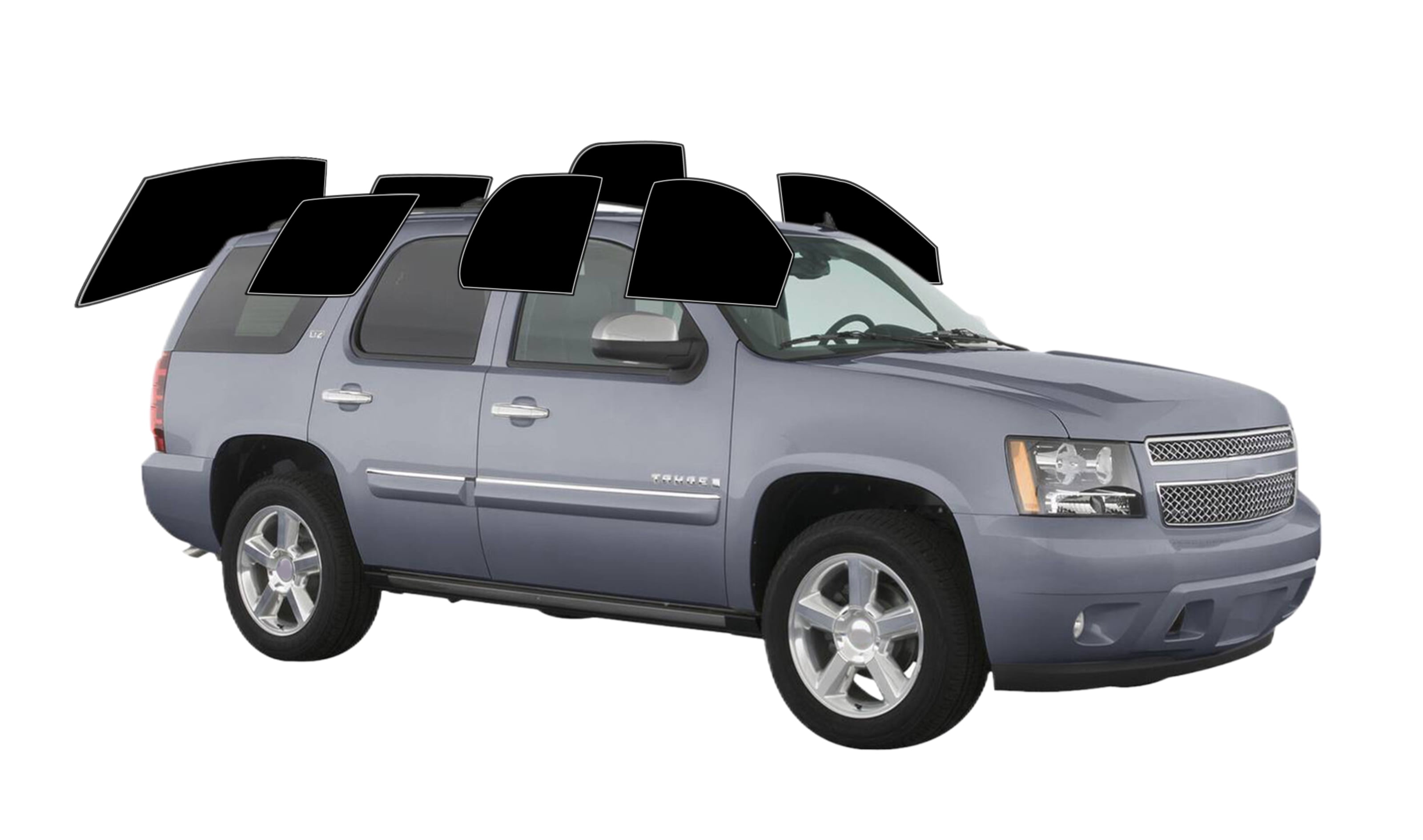 PreCut All Sides Window Film Any Tint Shade % For Chevrolet Tahoe 2007-2014