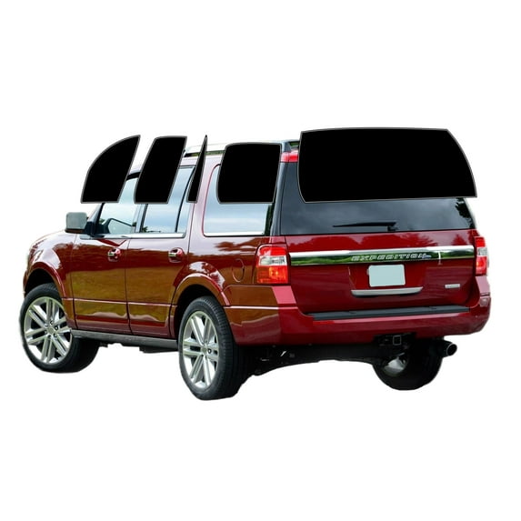 Haiy Co - PreCut 2Ply 05% Window Tint Film Kit For 2007-2017 Ford Expedition -Side+Rear Window