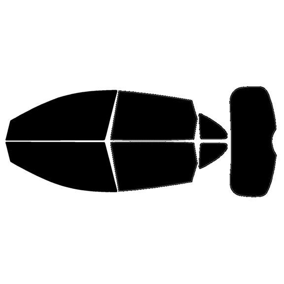 Haiy Co - PreCut 2Ply 05% Window Tint Film Kit For 2008-2013 Nissan Rogue -Side+Rear Window