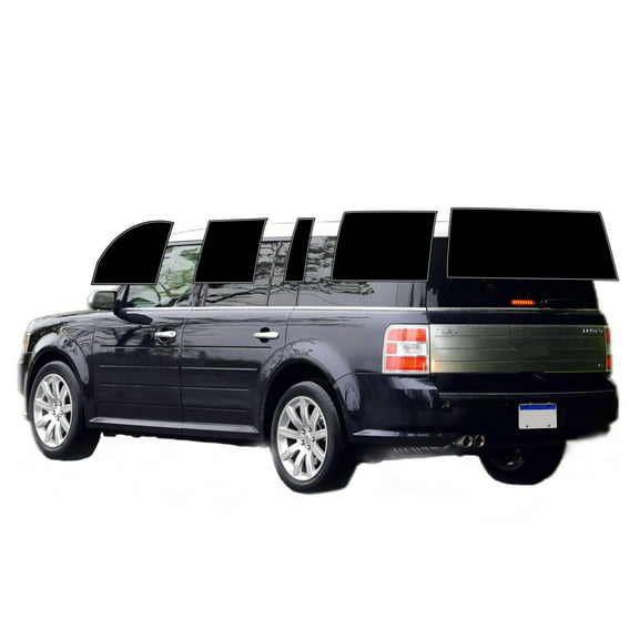 Haiy Co - PreCut 2Ply 05% Window Tint Film Kit For 2009-2012 Ford Flex -Side+Rear Window