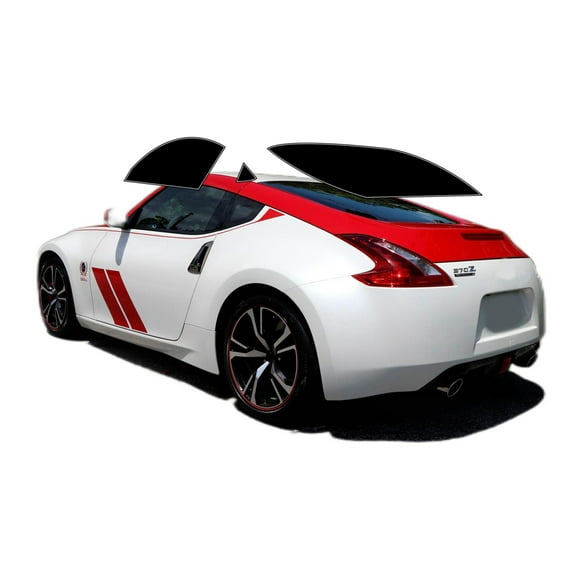 Haiy Co - PreCut 2Ply 05% Window Tint Film Kit For 2009-2020 Nissan 370Z Coupe -Side+Rear Window